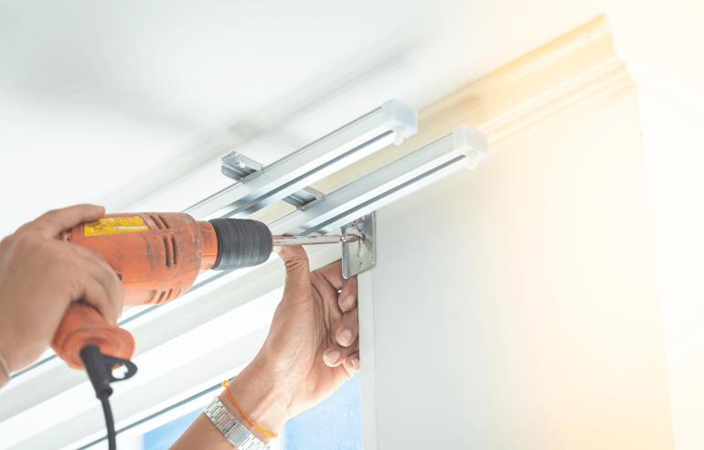 Installing A Curtain Rail